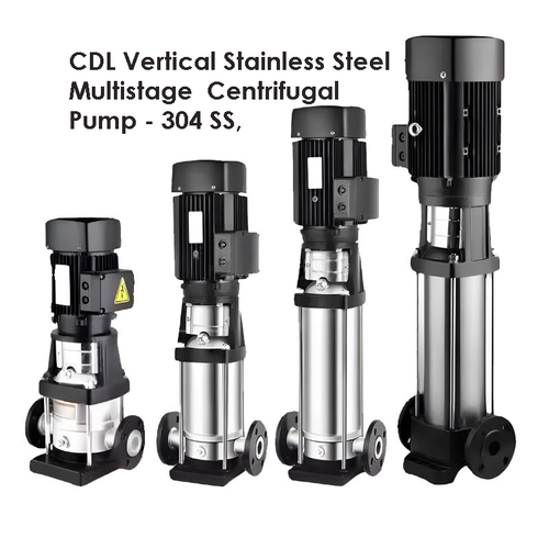 CDL Vertical Stainless Steel Multistage Centrifugal Pump - 304 SS