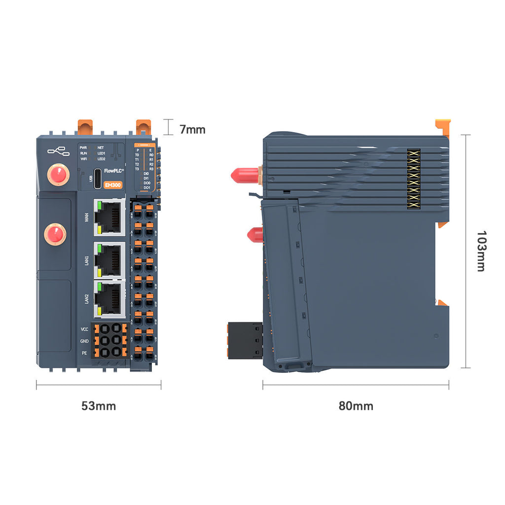 Cold Storage Temperature Monitoring Gateway 4G LTE Wireless Alarm Remote Control