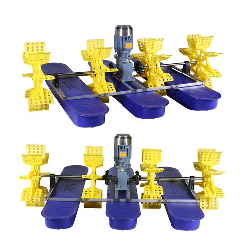 HDPE Paddle Wheel Aerator Oxygen Generator Surface Aerator for Shrimp Pond  Set  2HP 220V