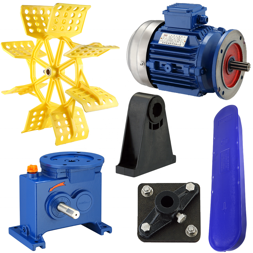 HDPE Plastic Cover pare parts for paddlewheel aerator