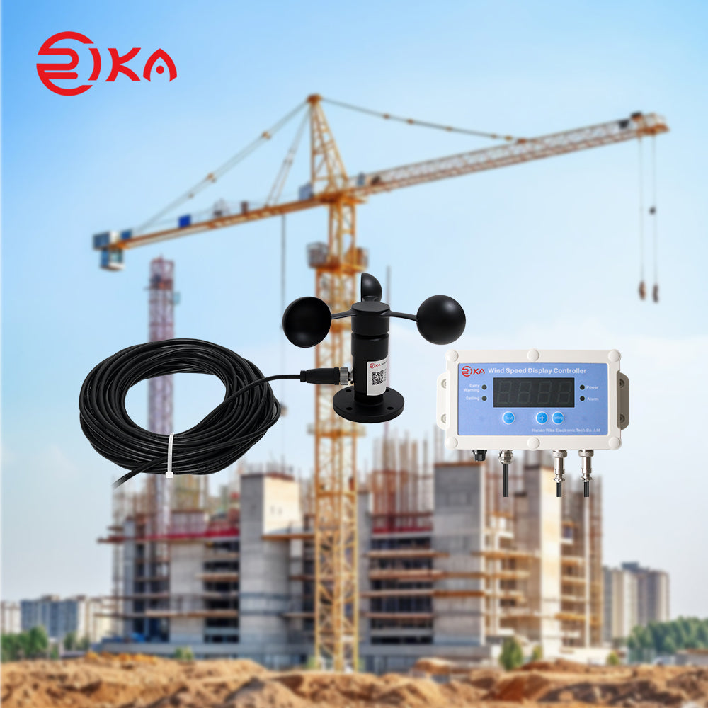 RK150-01 Wind SpeedDisplay Controller & Tower crane anemometer（Wired version）