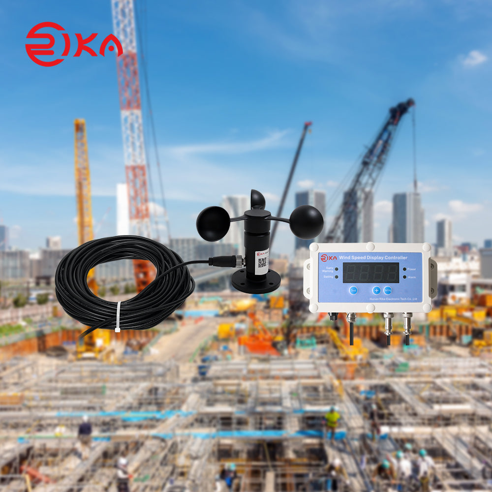 RK150-01 Wind SpeedDisplay Controller & Tower crane anemometer（Wired version）