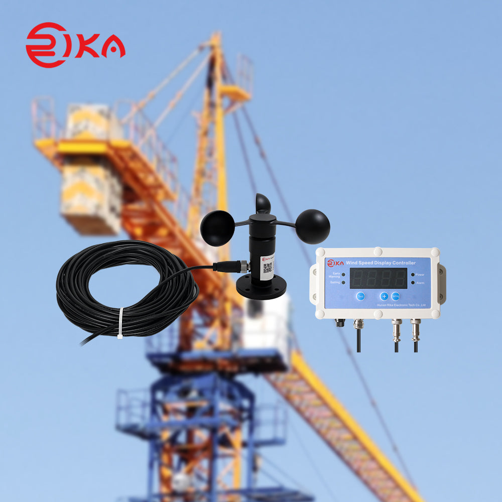 RK150-01 Wind SpeedDisplay Controller & Tower crane anemometer（Wired version）